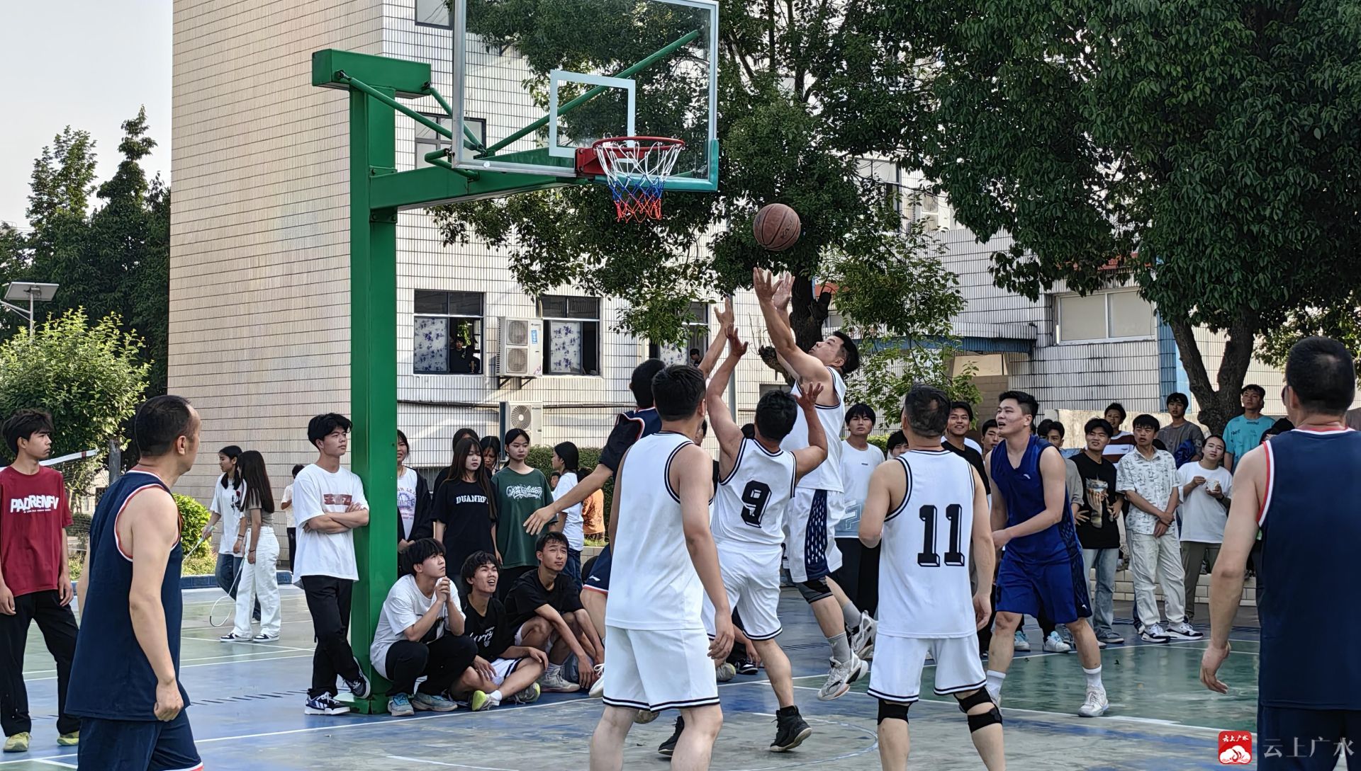 球场上的奋勇争先令人感动不已