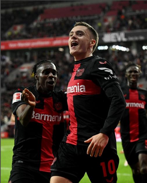 九游体育-关于勒沃库森前锋连续进球,续写梦幻状态的信息