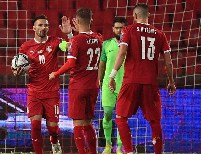 关于塞尔维亚险胜卢森堡，力保小组第一位置的信息