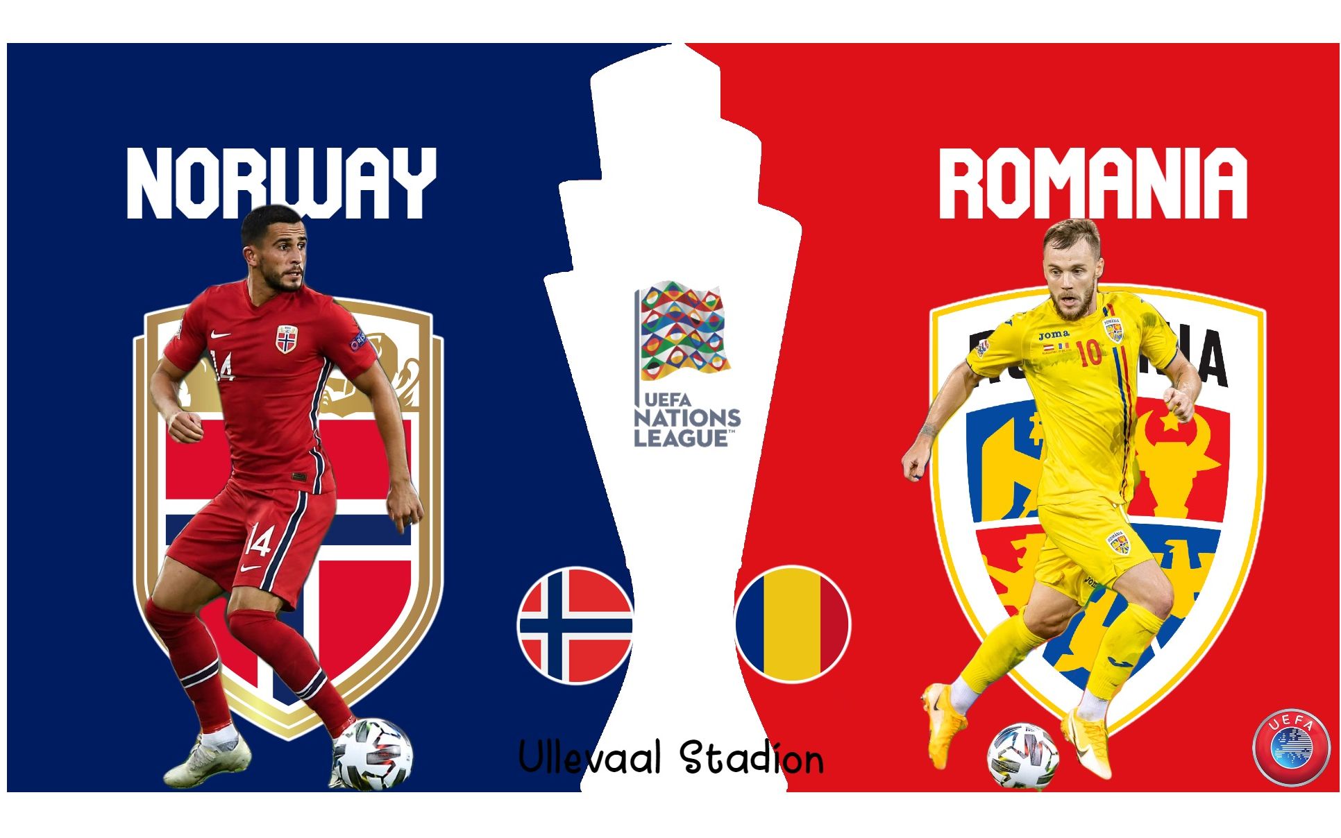 罗马尼亚挑战挪威，力争小组出线的机会